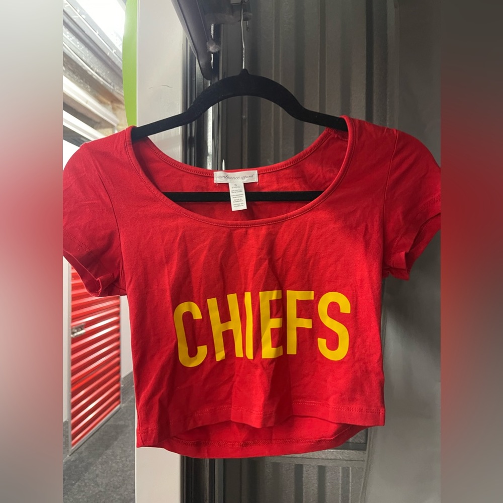 Chiefs crop top